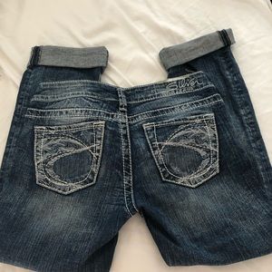 Silver Tuesday Capri Jeans